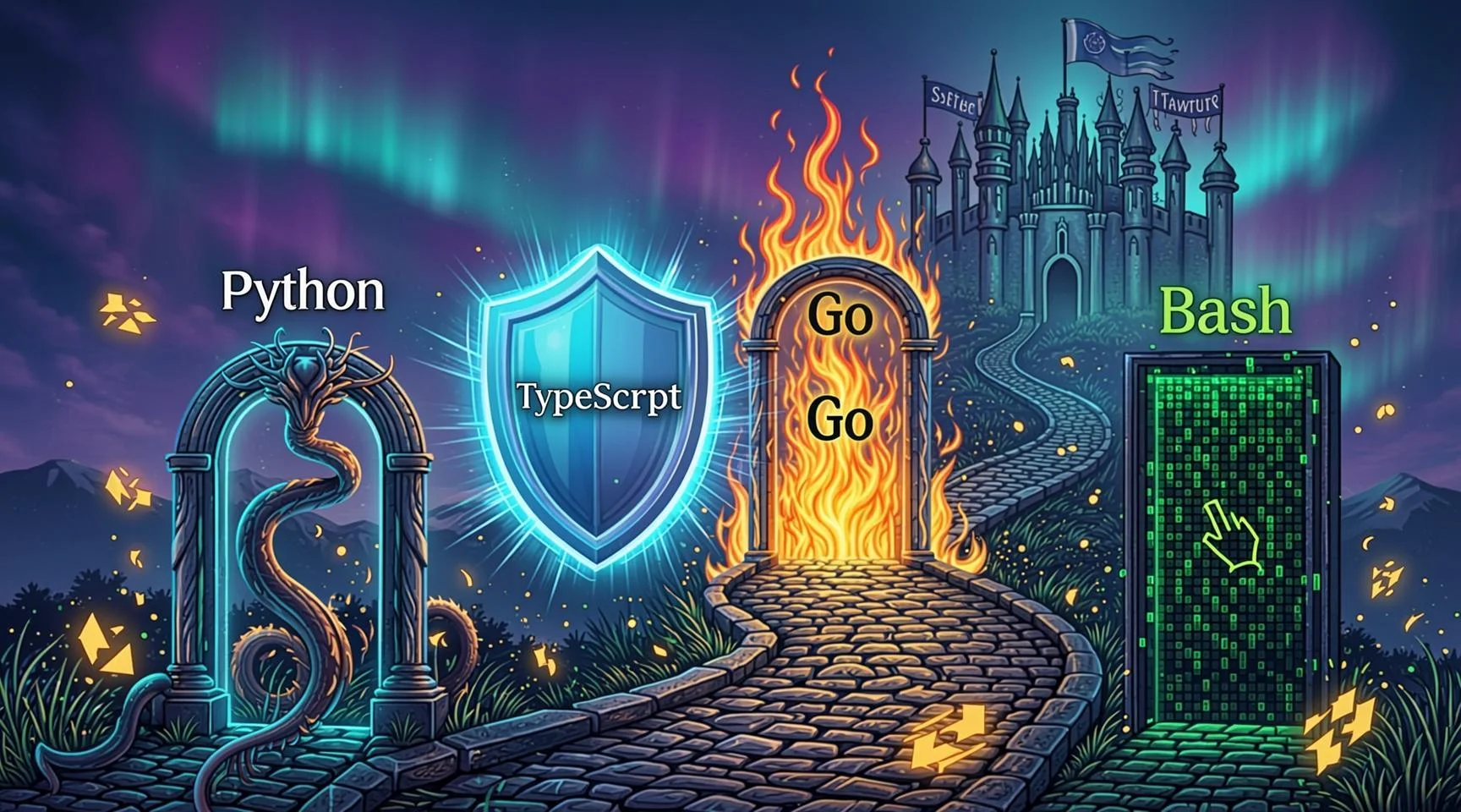 PTGB - Python TypeScript Go Bash Learning